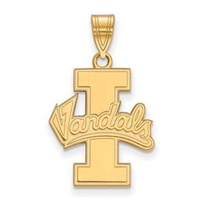 14k Gold Plated Silver Univ. of Idaho Large Pendant